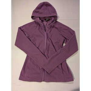 Outdoor Research Women's Medium Purple Fleece Hoodie Zip Up Jacket Lightweight